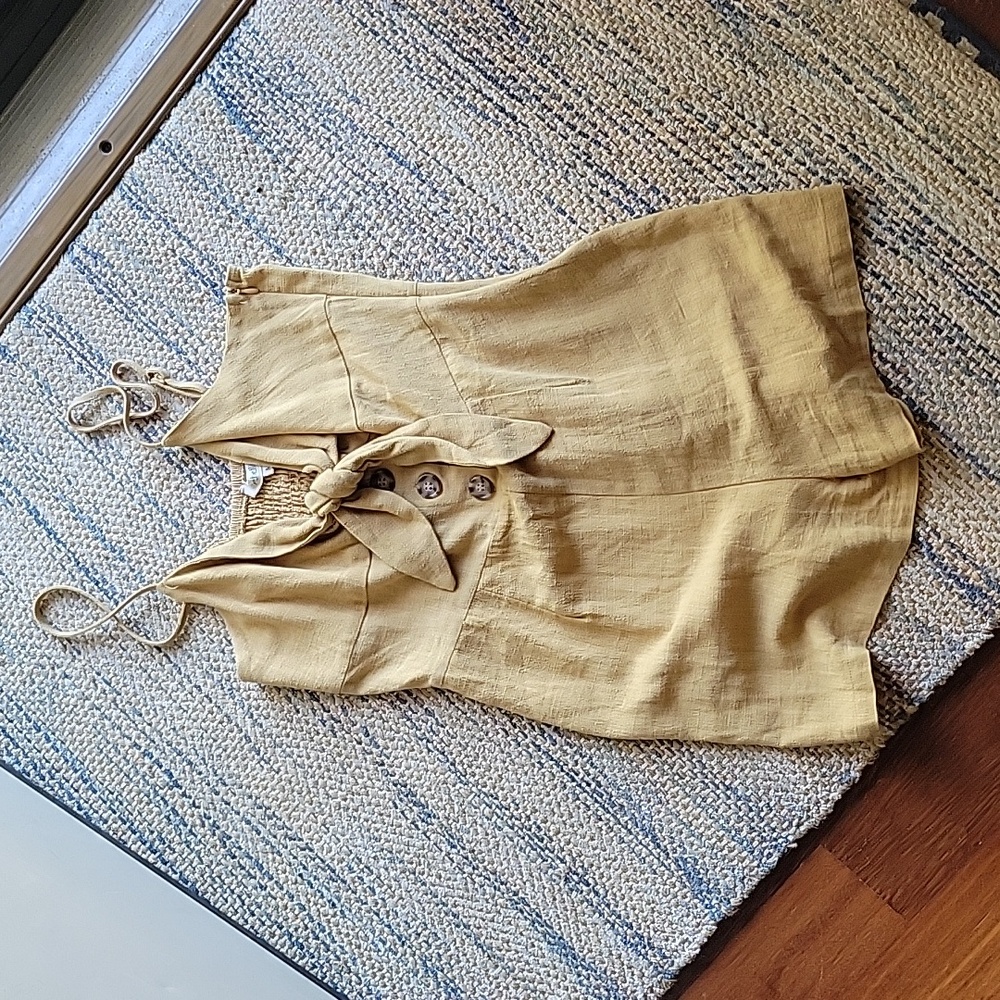Soft & Light Mustard Romper M